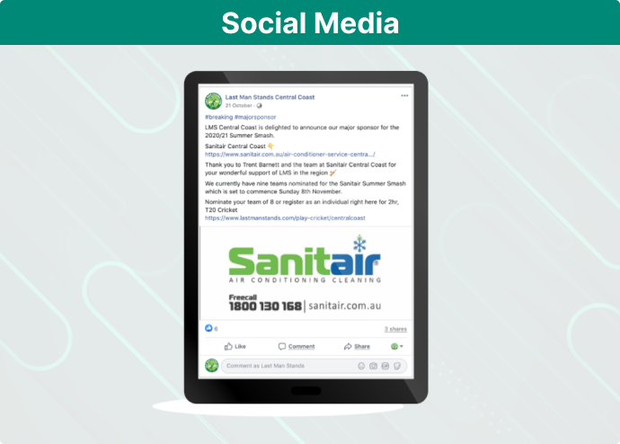 Sponsorship on Social Media